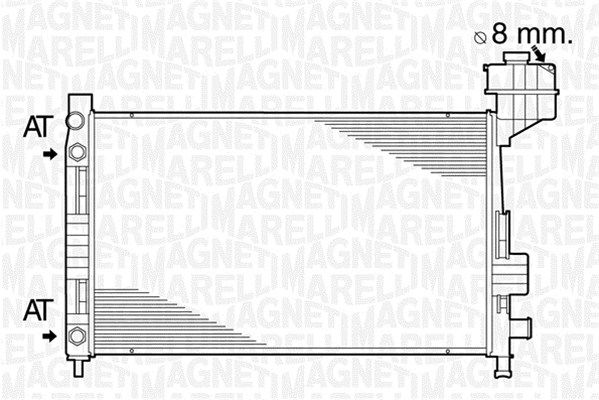 MAGNETI MARELLI Radiators, Motora dzesēšanas sistēma 350213822000